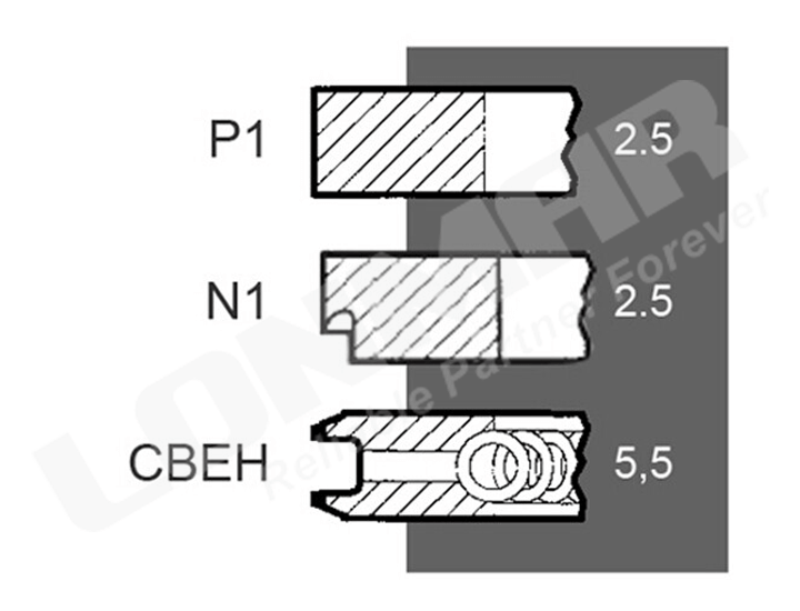 Fiat Tractor Parts Piston Ring High Quality Parts
