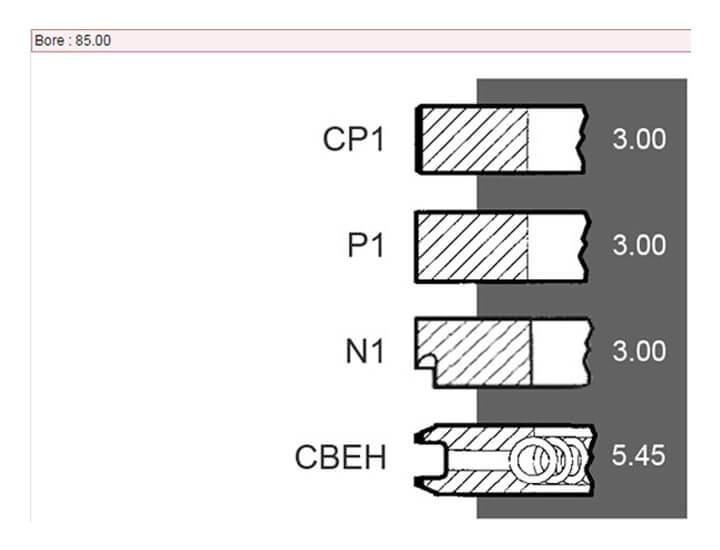 Fiat Tractor Parts Piston Ring High Quality Parts