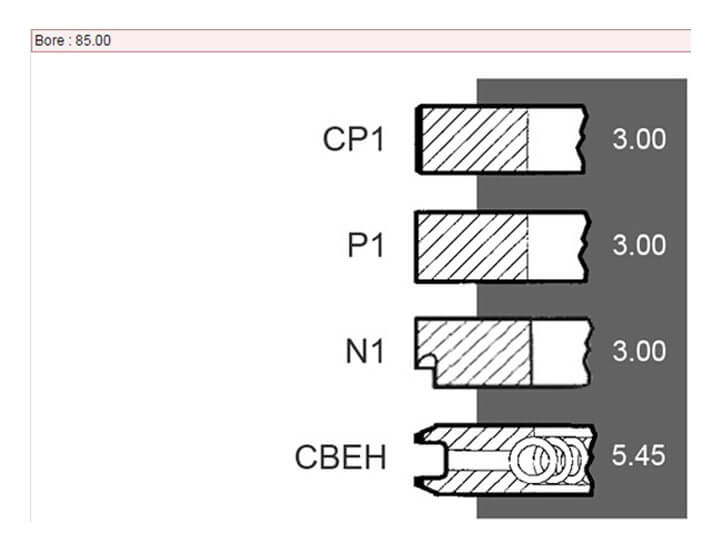 Fiat Tractor Parts Piston Ring High Quality Parts
