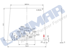 6C230-72310 Windshield for Kubota Tractor Spare Parts