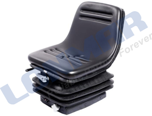 Adjustable Tractor Seat Made of PVC Material with Suspension Slide Tracks & Drain Hole Water