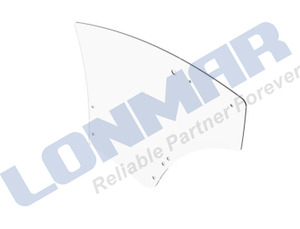 L77.2691 R564757,R537531,R279080 Side Window used for John Deere Tractor 8360R,8360RT,8370R,8370RT,8400R,9460RT,9470RT