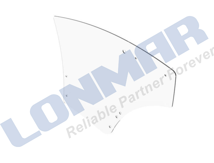 L77.2691 R564757,R537531,R279080 Side Window used for John Deere Tractor 8360R,8360RT,8370R,8370RT,8400R,9460RT,9470RT
