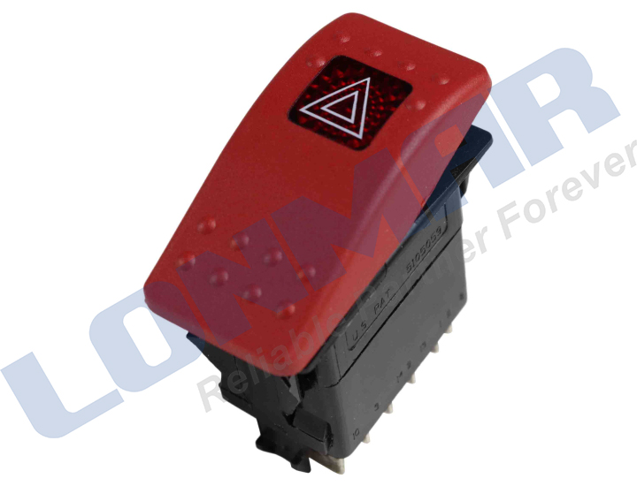L78.1600 3812272M1 Rocker Switch used for Massey Ferguson Tractor 3308,4215,4220,4225,4233,4235,4240