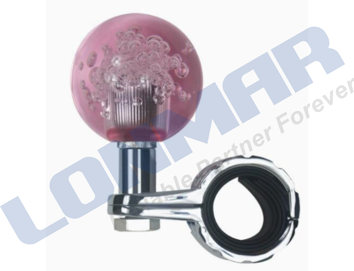 Acrylic Crystal Ball Style Wheel Steering Spinner