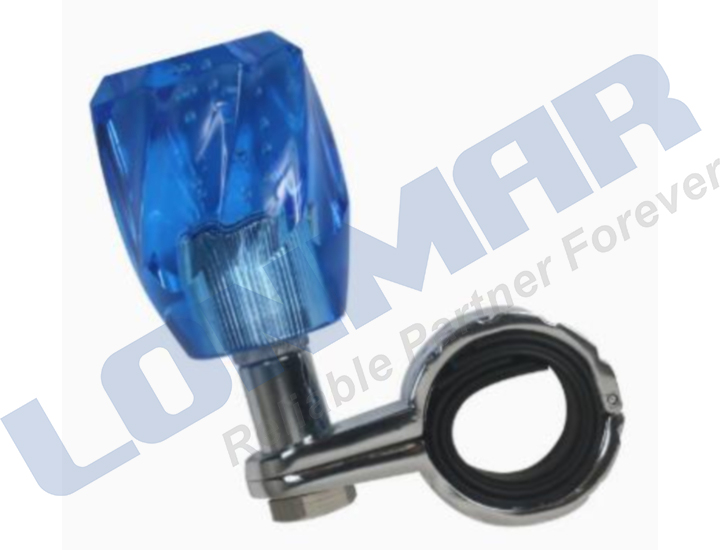 Acrylic Twist Crystal Style Wheel Steering Spinner