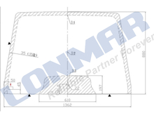 3T400-52900,3P300-52900 Windshield for Kubota Tractor Spare Parts
