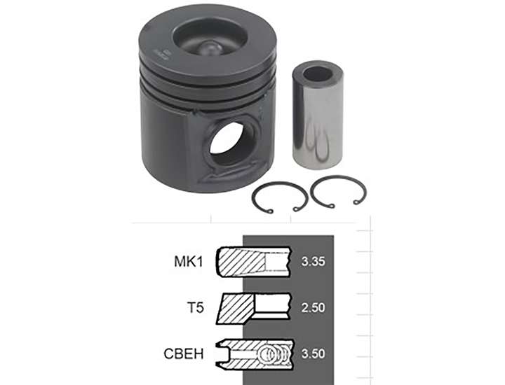 4225019M91+4225072M91 L68.4744 Massey Ferguson Piston With Rings