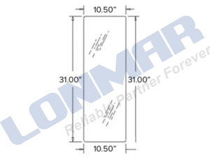 3C581-71010,3C591-71010 Windshield for Kubota Tractor Spare Parts
