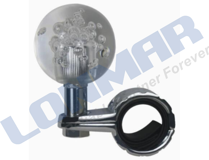Acrylic Crystal Ball Style Wheel Steering Spinner