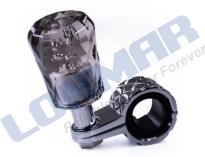 Acrylic Crystal Style Wheel Steering Spinner