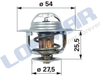 L70.0511 3059676R1,3059676R91,3228046R2,3228046R1,3059676R92 Thermostat used for Case IH Tractor 1046,1055,1056,1246,1255,1455,3210,3220,3230