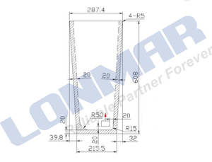 6C430-72320 Windshield for Kubota Tractor Spare Parts