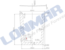 3T400-52920 Windshield for Kubota Tractor Spare Parts