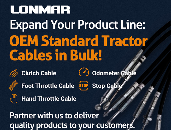 High-Quality Tractor and Agricultural Machinery Cables from LONMAR