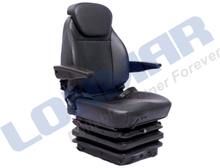Aftermarket Air Suspension Compressor Driver Seat with Adjustable Headrest And Armrest