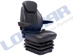 Aftermarket Air Suspension Compressor Driver Seat with Adjustable Headrest And Armrest
