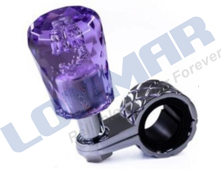 Acrylic Crystal Style Wheel Steering Spinner