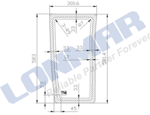 3672728M1 Windshield for Massey Ferguson Tractor Spare Parts
