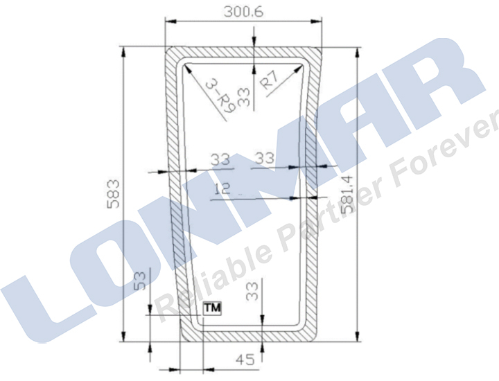 3672728M1 Windshield for Massey Ferguson Tractor Spare Parts