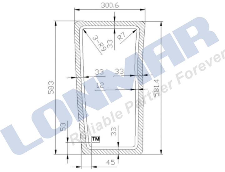 3672728M1 Windshield for Massey Ferguson Tractor Spare Parts