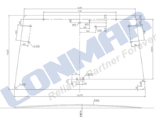 3T400-53740 Windshield for Kubota Tractor Spare Parts