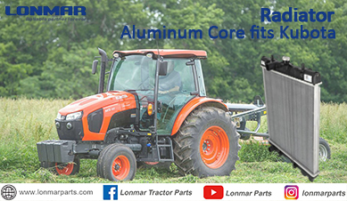 Radiator - Aluminum Core fits Kubota