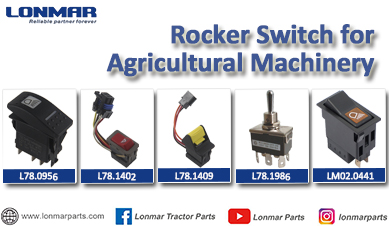 Rocker Switch for Agricultural Machinery